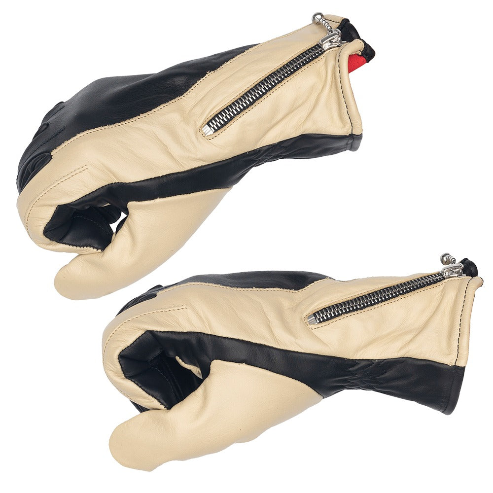 Zipped Classic Racer Gloves